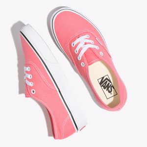 Vans Bayan Spor Ayakkabı Authentic Pembe/Beyaz | 68594-978